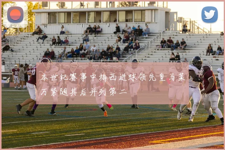 本世纪赛事中梅西进球领先皇马莱万紧随其后并列第二