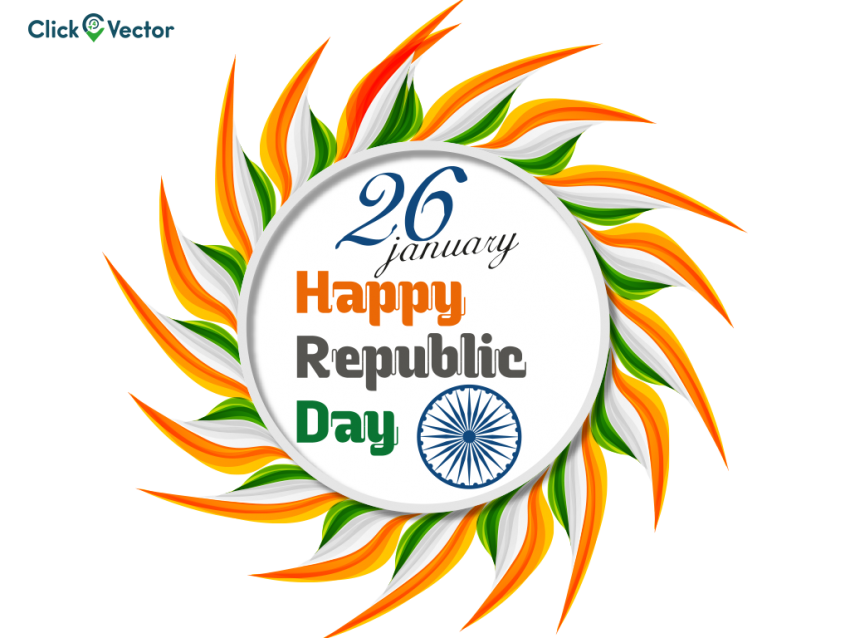 Happy India Republic Day - Happy India Republic Day India Republic Day 26  January - CleanPNG / KissPNG