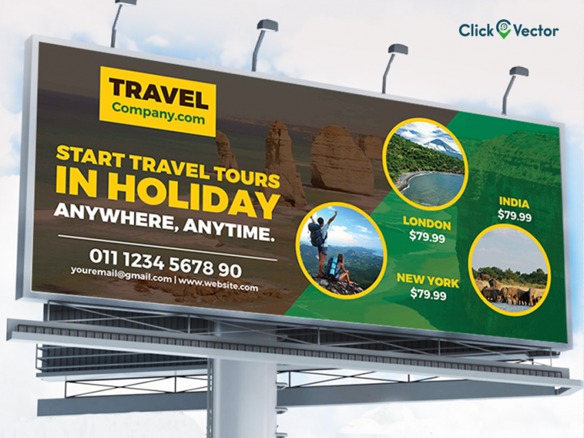 tour and travels flex board